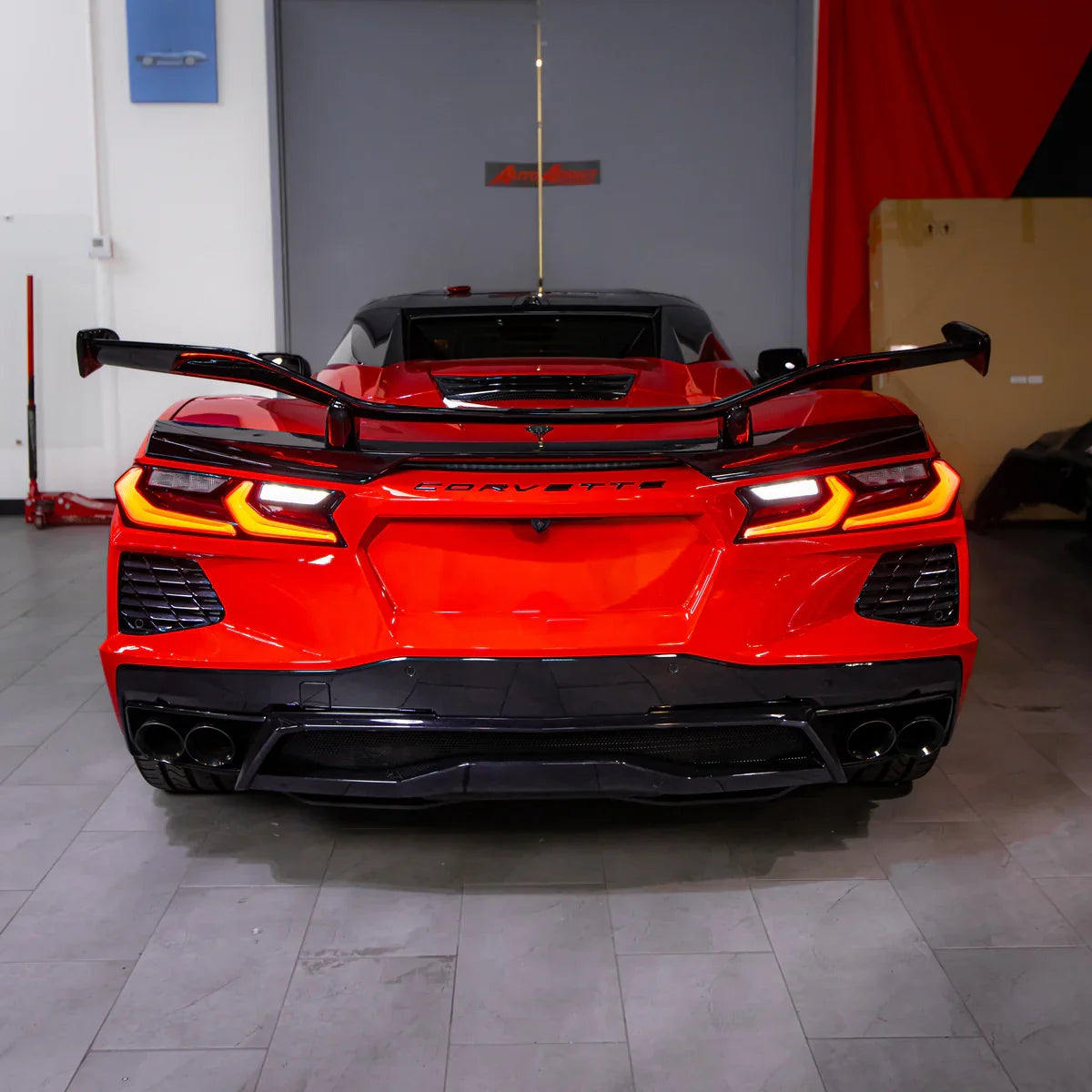 Z07 Style Aluminum Rear Spoiler for 2020–2026 Chevrolet Corvette C8 Stingray