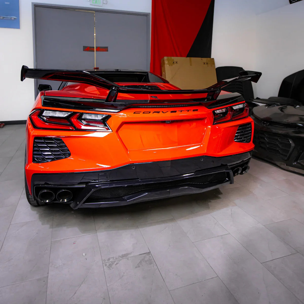 Z07 Style Aluminum Rear Spoiler for 2020–2026 Chevrolet Corvette C8 Stingray