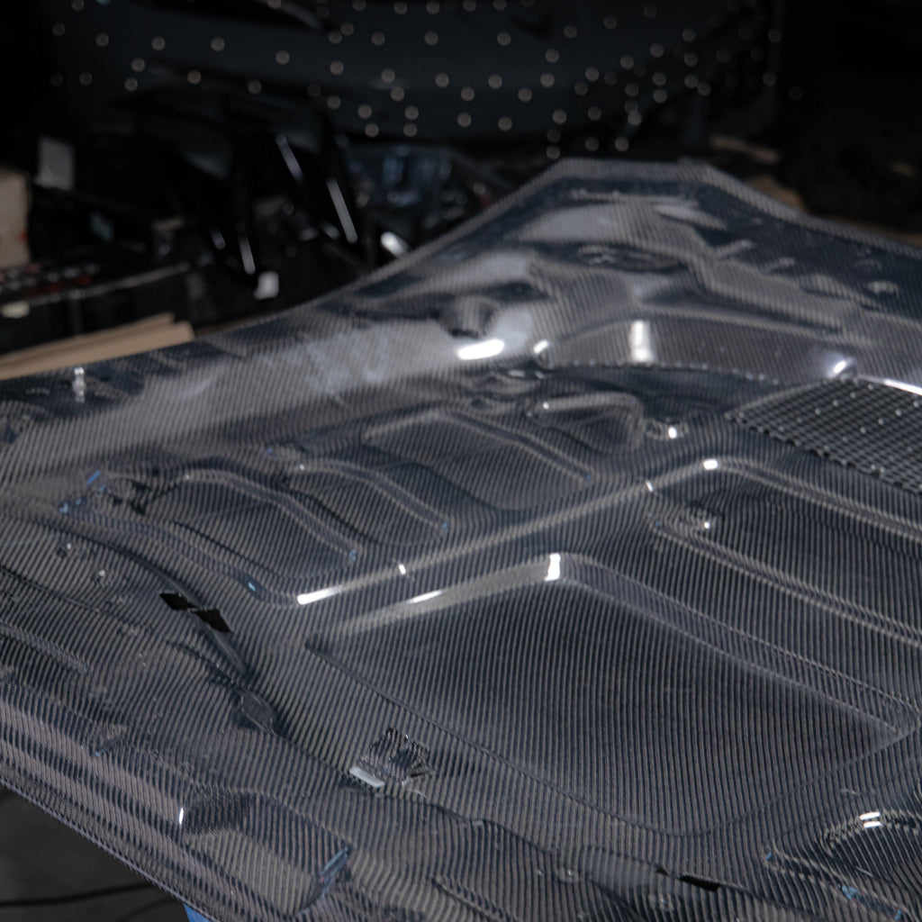 2024-2025 Mustang S650 Type-LM Carbon Fiber Double Sided Hood