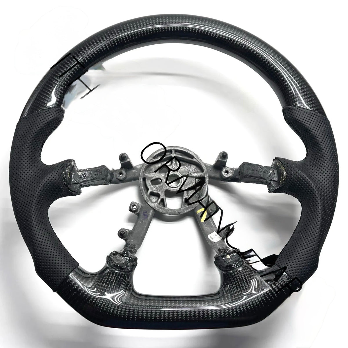 1999-2004 Chevrolet C5 Corvette Carbon Fiber Steering Wheel - Black Stitch image 4