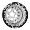 Weld Alumastar 15x10 / 5x4.5 / 6 BS / 3.18 HB - Polished Center - Polished Shell - DBL MT Wheel