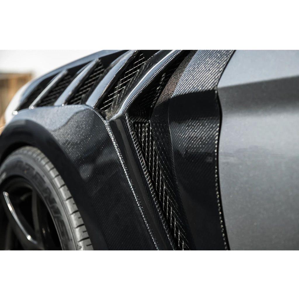 2015–2017 Ford Mustang Vented Carbon Fiber Front Fenders (Pair) image 2