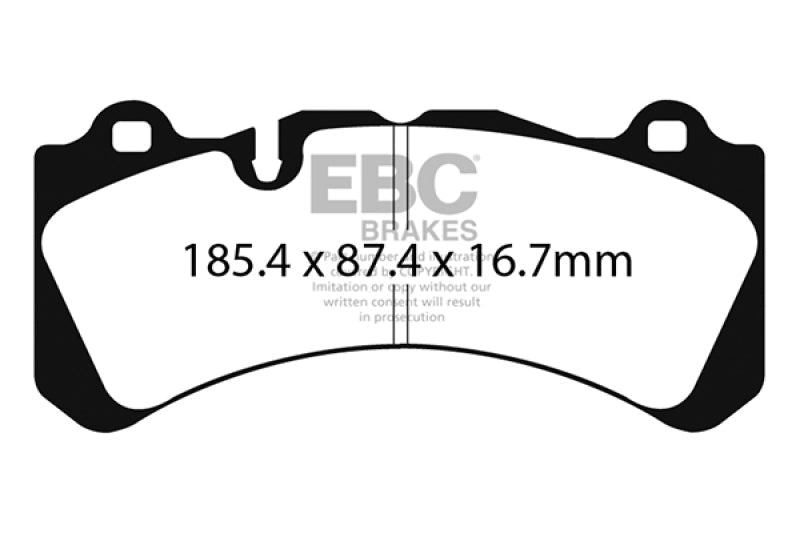 EBC 2014+ Volvo S60 Polestar/V60 Polestar 3.0T Yellowstuff Front Brake Pads