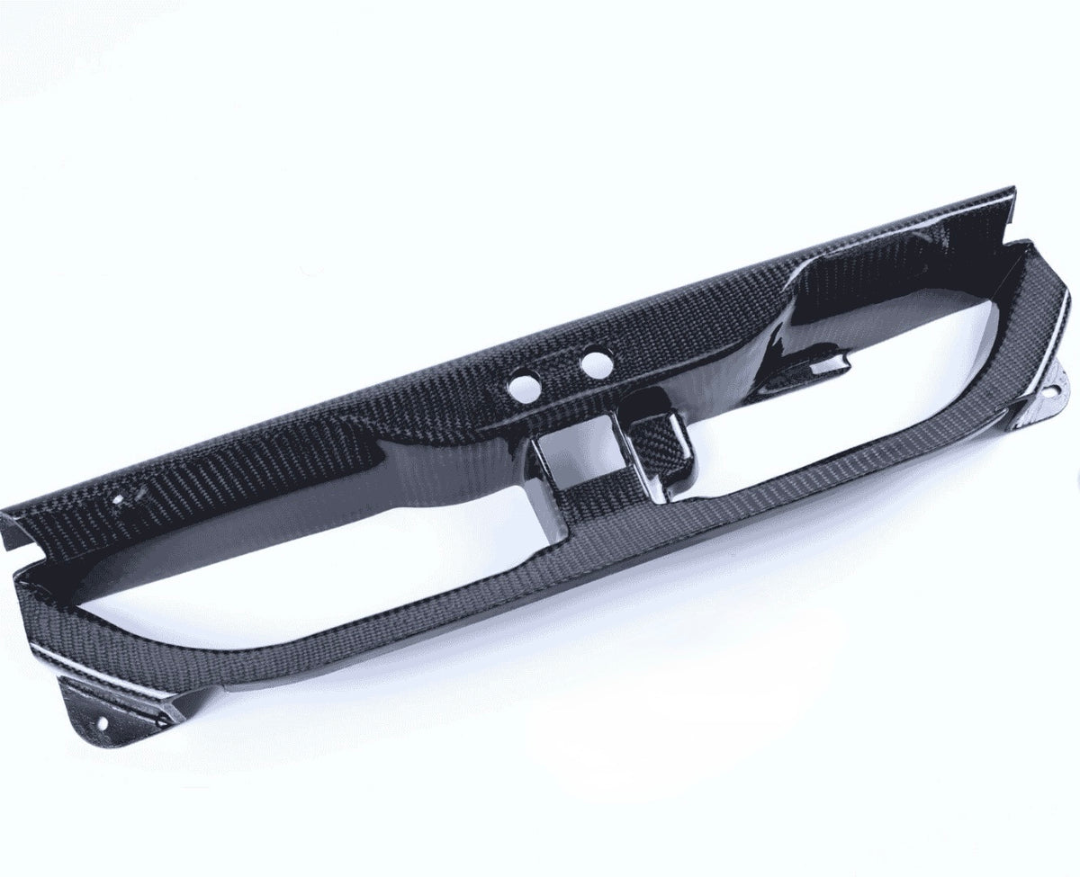 1999-2004 Ford Mustang Radiator Grille Cover Filler Panel - Carbon Fiber image 2