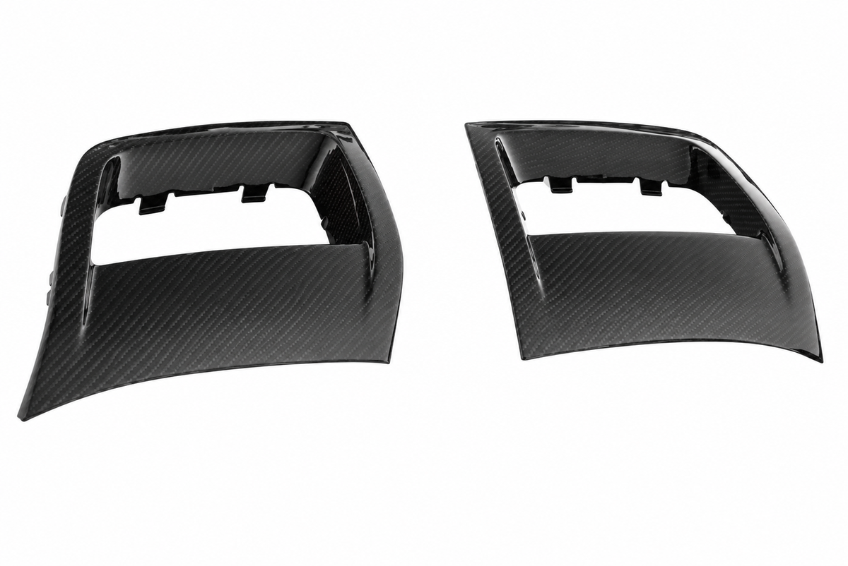 2006-2009 Chevy TrailBlazer SS (TBSS) Carbon Fiber Front Bumper Air Scoops - Pair
