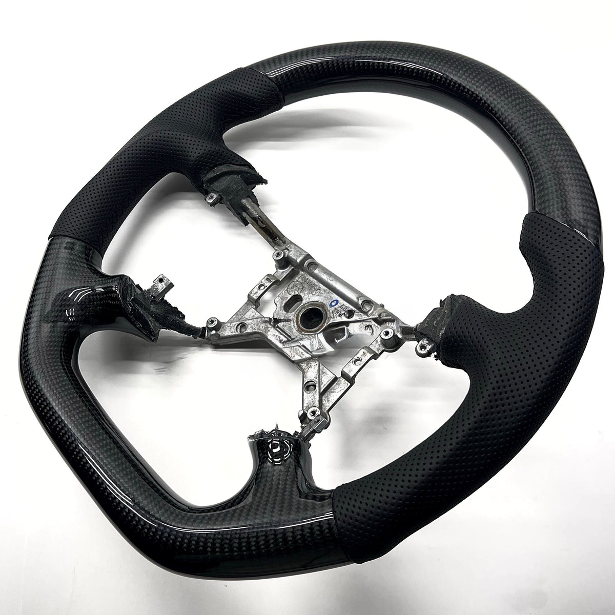 1994-2004 Ford Mustang Carbon Fiber Steering Wheel - Black Stitching image 3