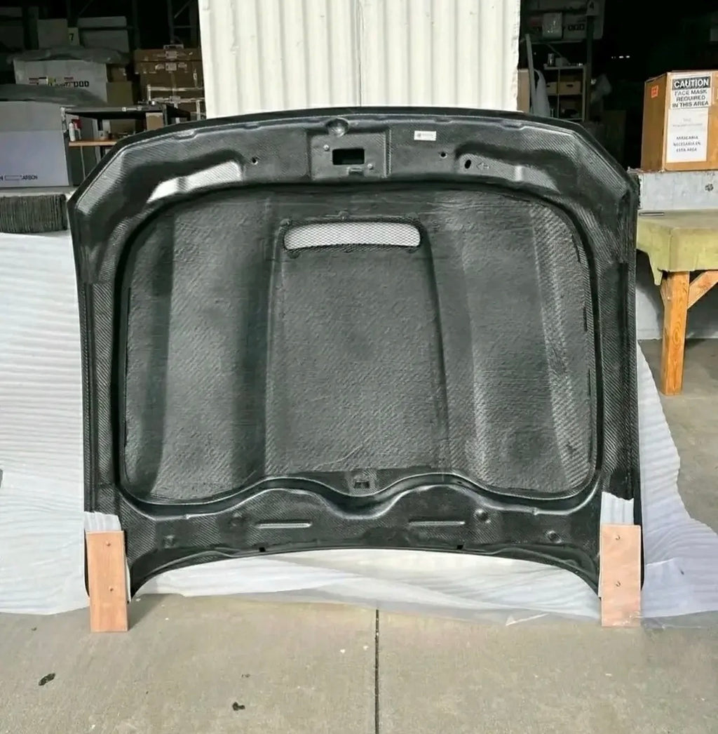 2015–2017 Ford Mustang GT350 Style Carbon Fiber Hood image 2