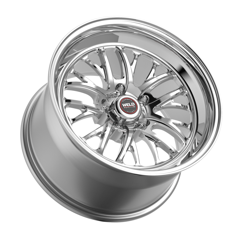 Weld S82 18x9 / 5x120.65 / 5.7 BS / 3.18 HB - Black Center - Polished Shell - Non-BL Wheel