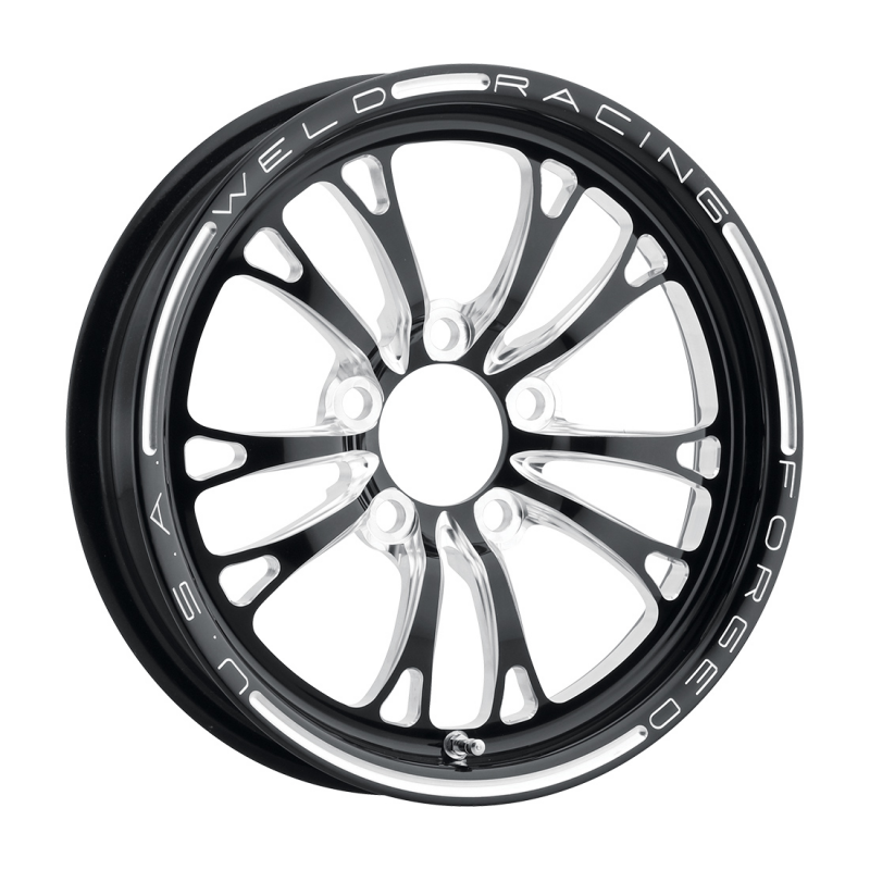 Weld V-Series Frontrunner 15x3.5 / 5x4.5 / 1.75 BS / 3.18 HB - Gloss Black Milled - Non-BL Wheel