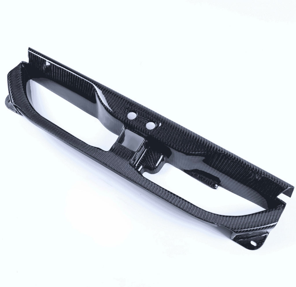 1999-2004 Ford Mustang Radiator Grille Cover Filler Panel - Carbon Fiber image 0
