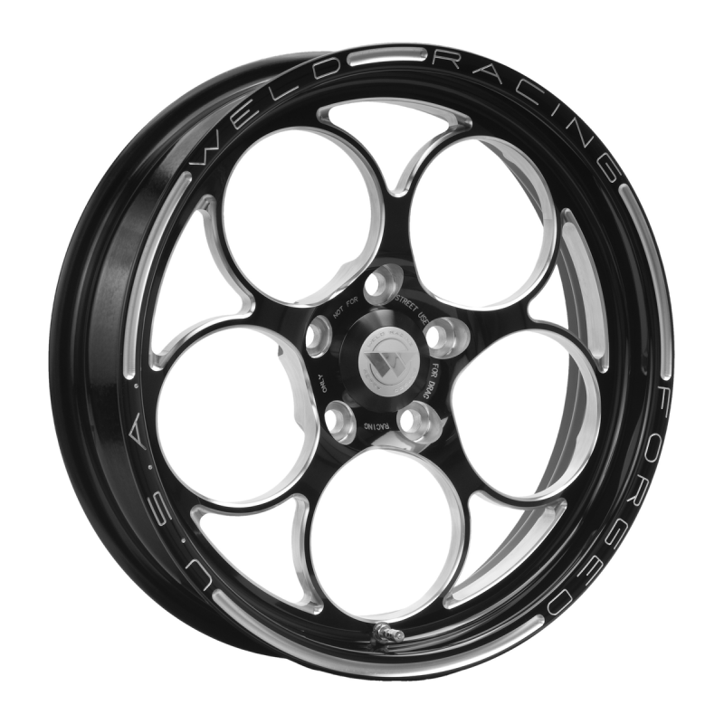 Weld Magnum Frontrunner 15x3.5 / 5x4.75 / 2.25 BS / 3.18 HB - Gloss Black Milled - Non-BL Wheel