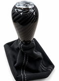 1994-2004 Ford Mustang Carbon Fiber Shift Knob &amp; Alcantara Boot - Manual image 0