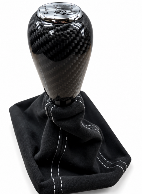 1994-2004 Ford Mustang Carbon Fiber Shift Knob &amp; Alcantara Boot - Manual image 0