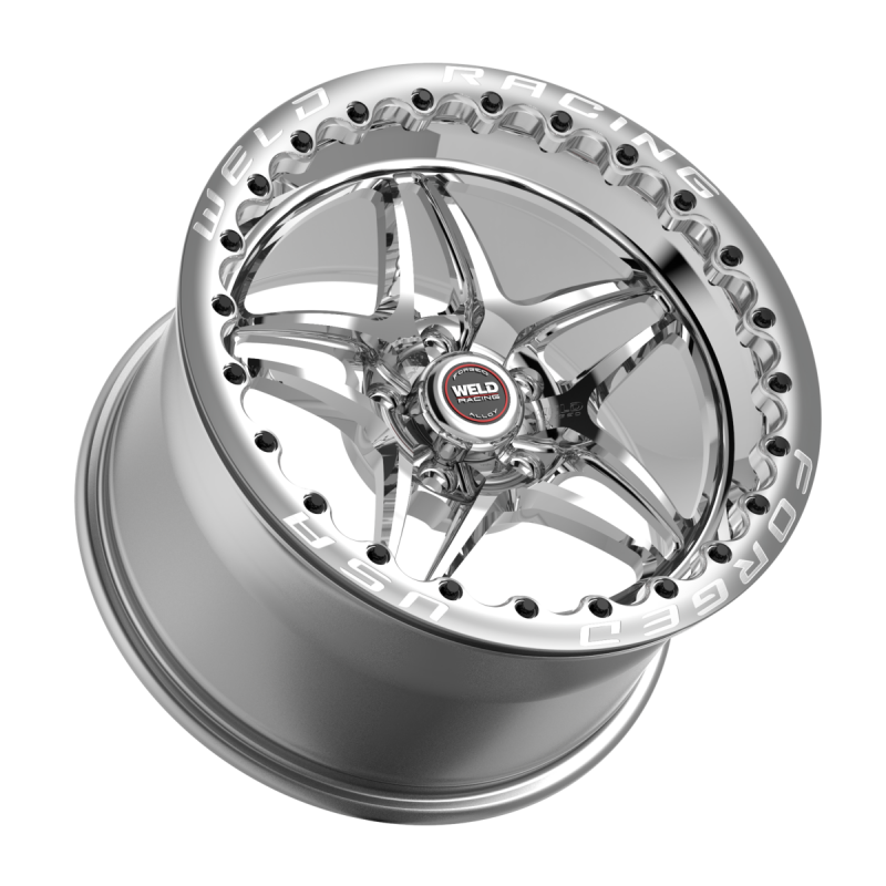Weld S81 Beadlock 17x10/5x112/7.3 BS/3.18 HB-Polished Center-Polished Shell-Polished SBL Wheel