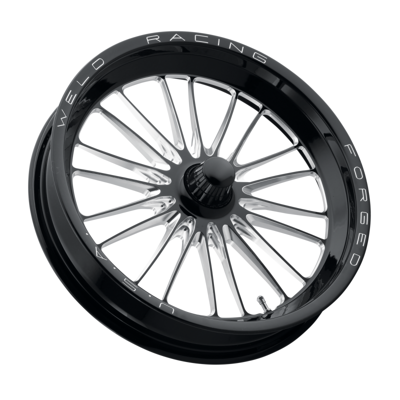 Weld RPM Frontrunner 15x3.5 / Strange Spindle / 1.75 BS - Gloss Black Milled - Non-BL Wheel