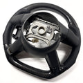 2005-2006 Dodge Charger / Challenger / Magnum Carbon Fiber Steering Wheel - Black Stitching image 1