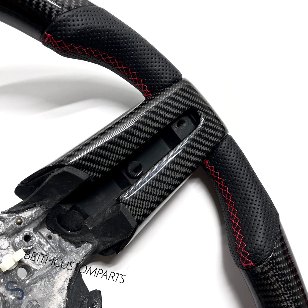 2005-2009 Ford Mustang – Carbon – Red Stitching