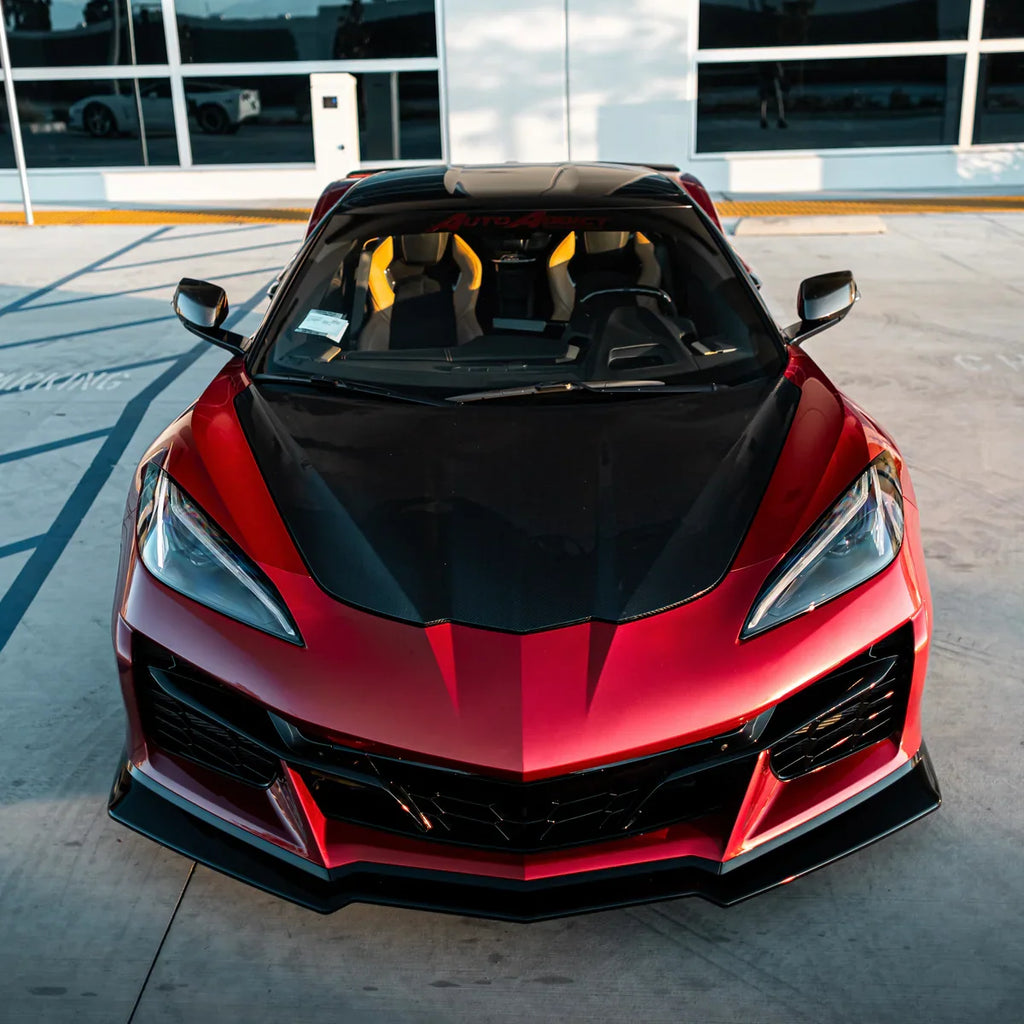 2020–2026 Corvette C8 Stingray to Z06 Track Package 15-Piece Full Front Bumper Conversion Kit