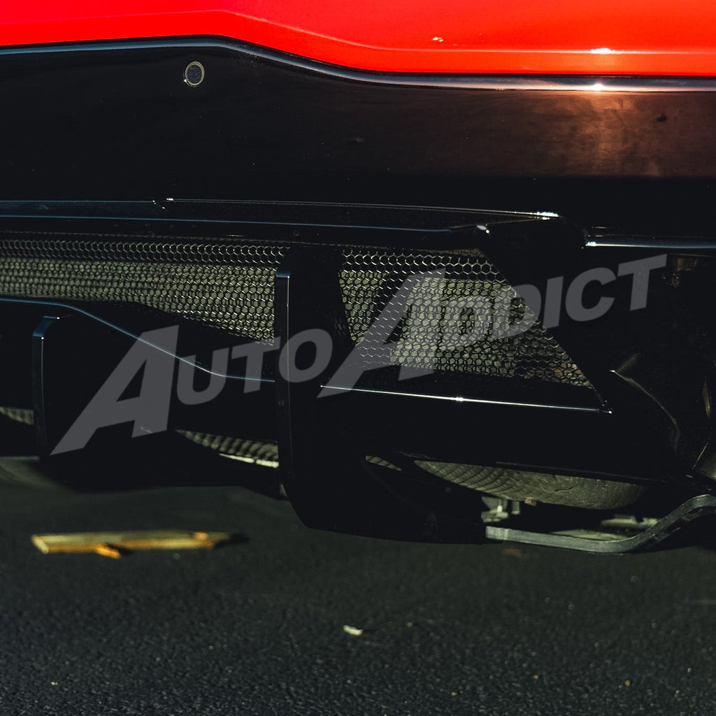 2020-2025 Corvette C8 Stingray EVO Kit Bundle - Front Splitter, Side Skirts & Shark Fin Diffuser