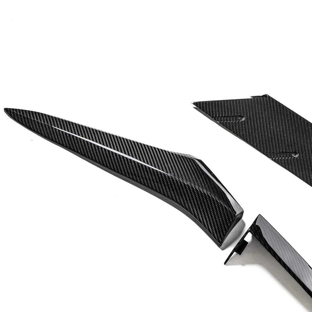 2022–2027 Corvette C8 Z06 / E-Ray Dry Gloss Carbon Fiber Door Handle & Quarter Panel Replacement Trim Kit