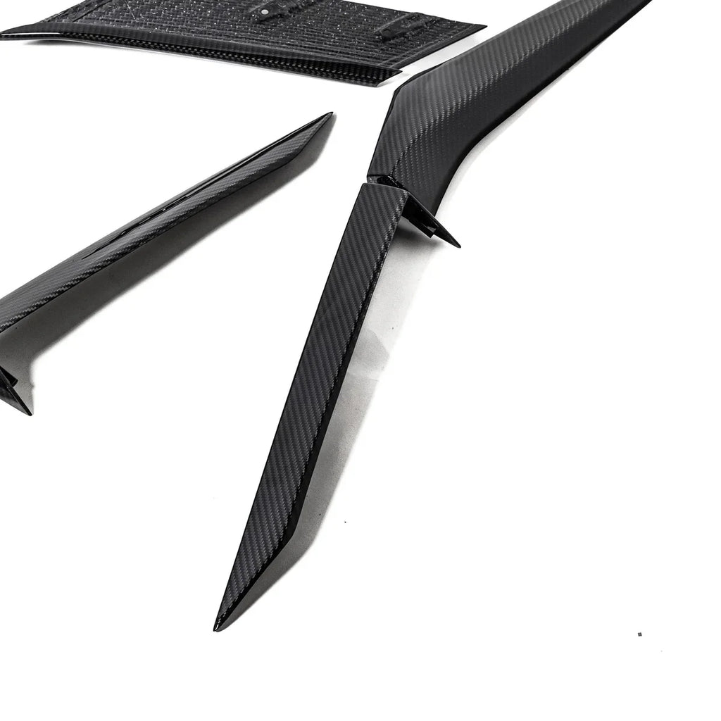 2022–2027 Corvette C8 Z06 / E-Ray Dry Gloss Carbon Fiber Door Handle & Quarter Panel Replacement Trim Kit