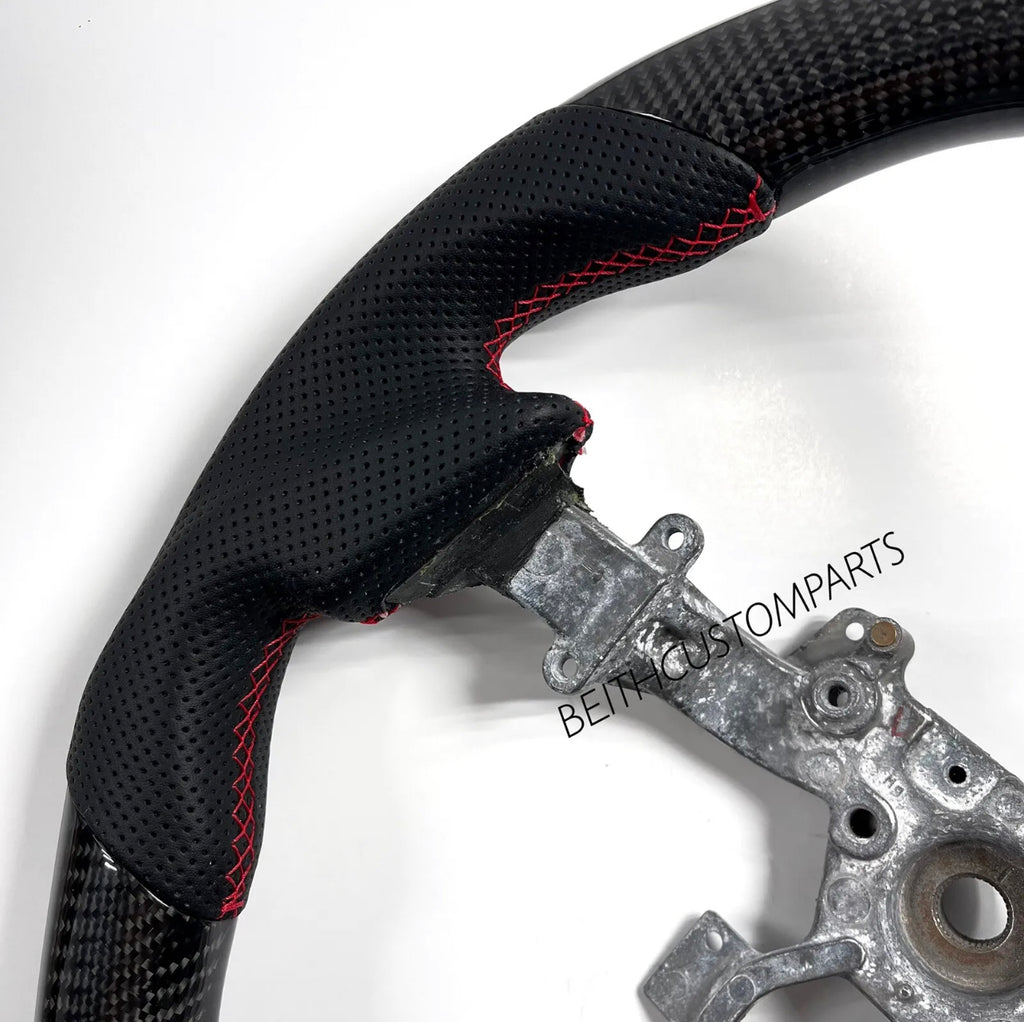 2008-2016 Nissan R35 GTR – Carbon – Red Stitching, Red Stripe