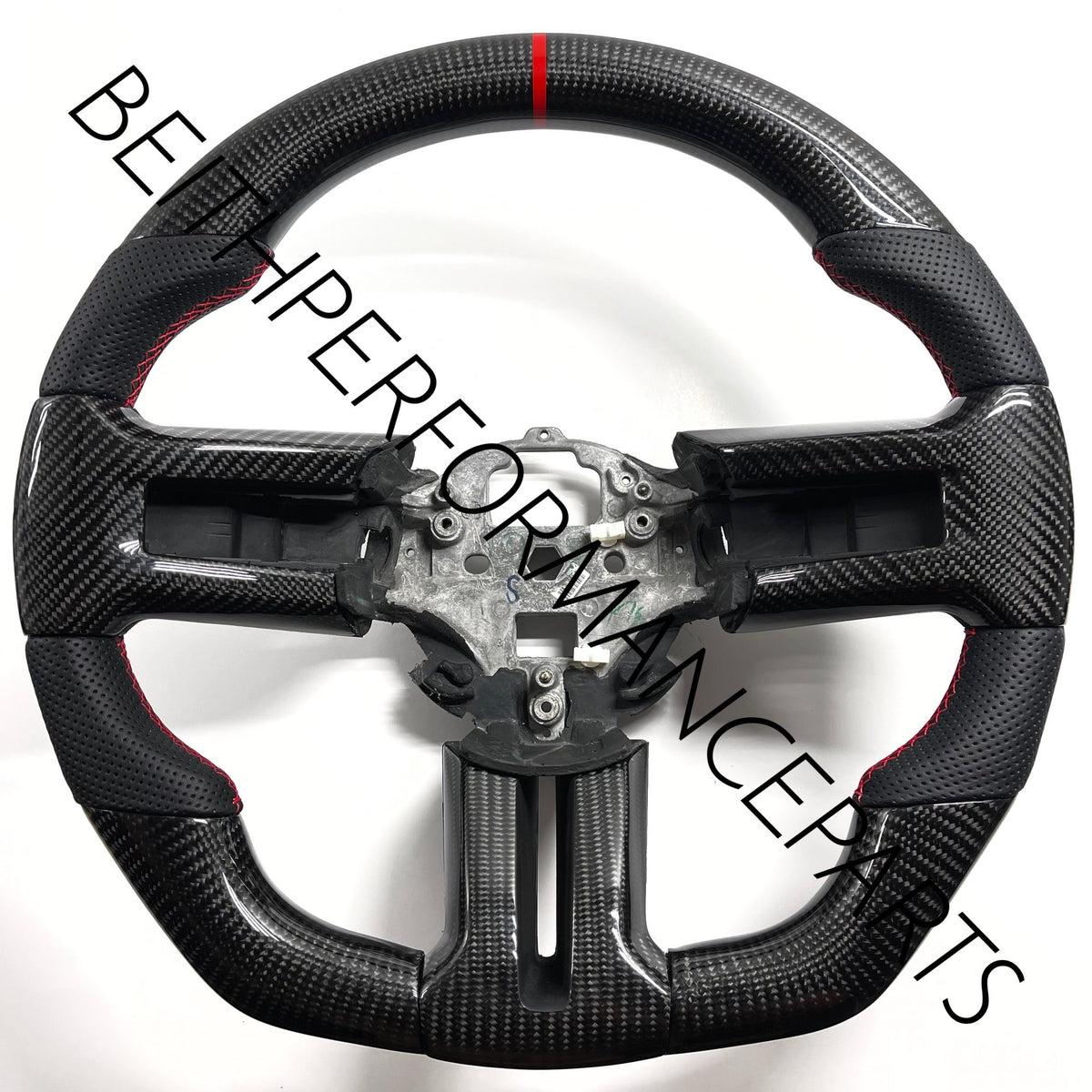2011-2014 Ford Mustang – Carbon – Red Stitching