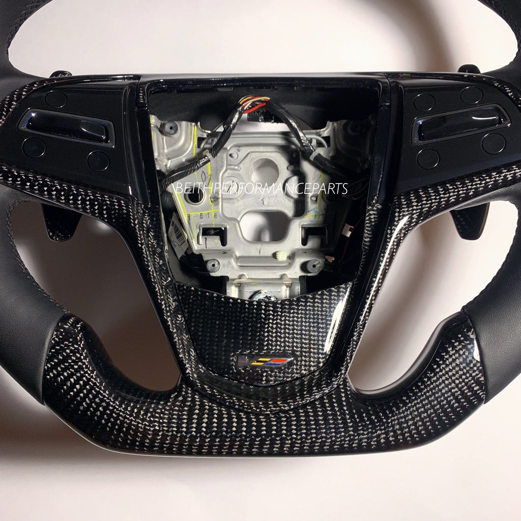 2016-2019 Cadillac ATS-V/CTS-V  – Carbon – Black Leather