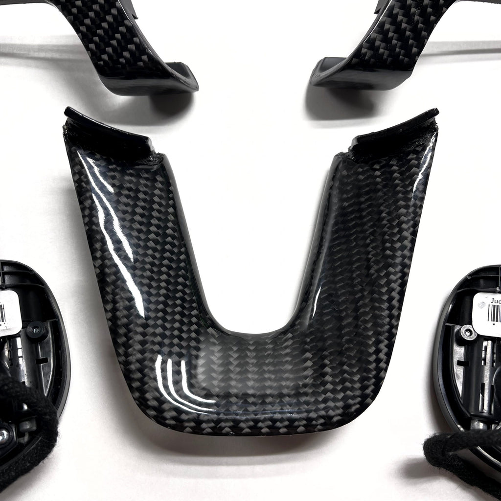 2015+ Dodge Charger/Challenger – Carbon Trim + Paddles