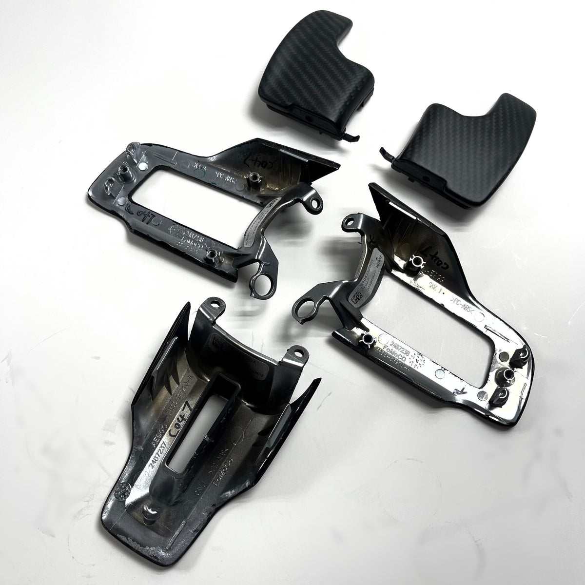 2015+ Ford Mustang – Matte Carbon Trim + Paddles