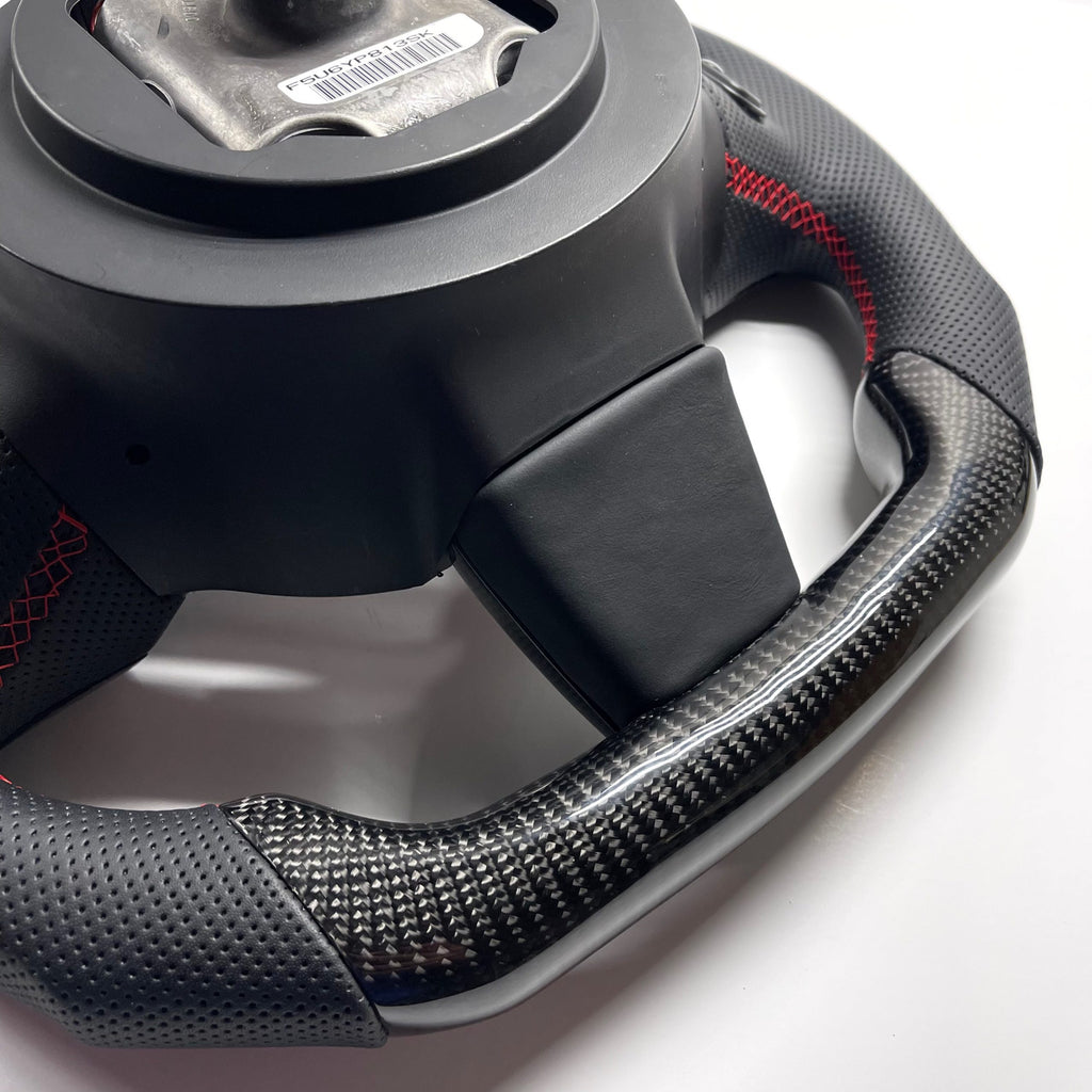 2013-2016 Fiat 500 ABARTH – Carbon – Red Stitching