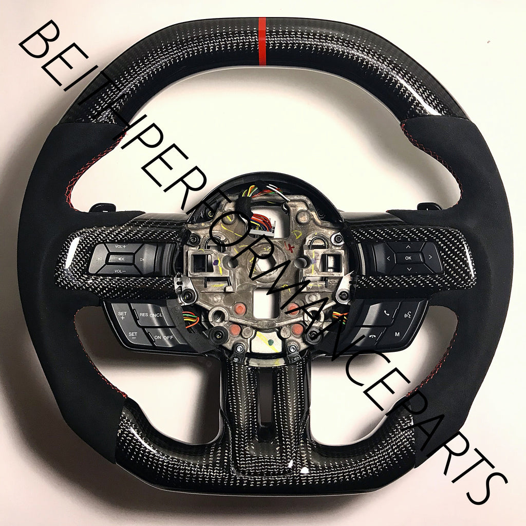 2018-2019 Ford Mustang – Carbon – Package Deal, Red Stitching