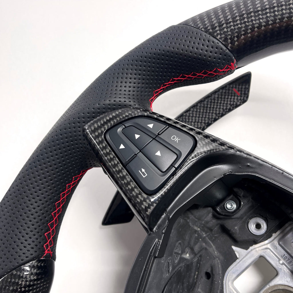 2015-2018 Mercedes W205 GLA GLC AMG GT – Carbon – Red Stitching
