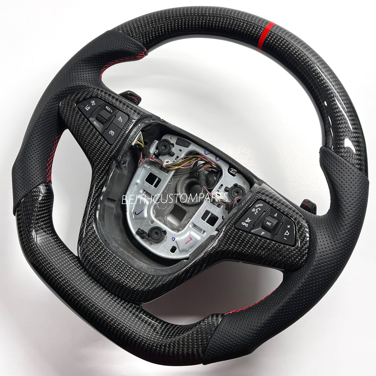 2014-2017 Chevrolet SS Sedan – Carbon – Red Stitching