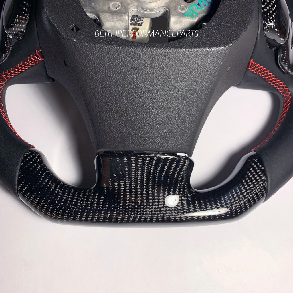2006-2013 Chevrolet Corvette – Carbon – Red Stitch, Red Stripe