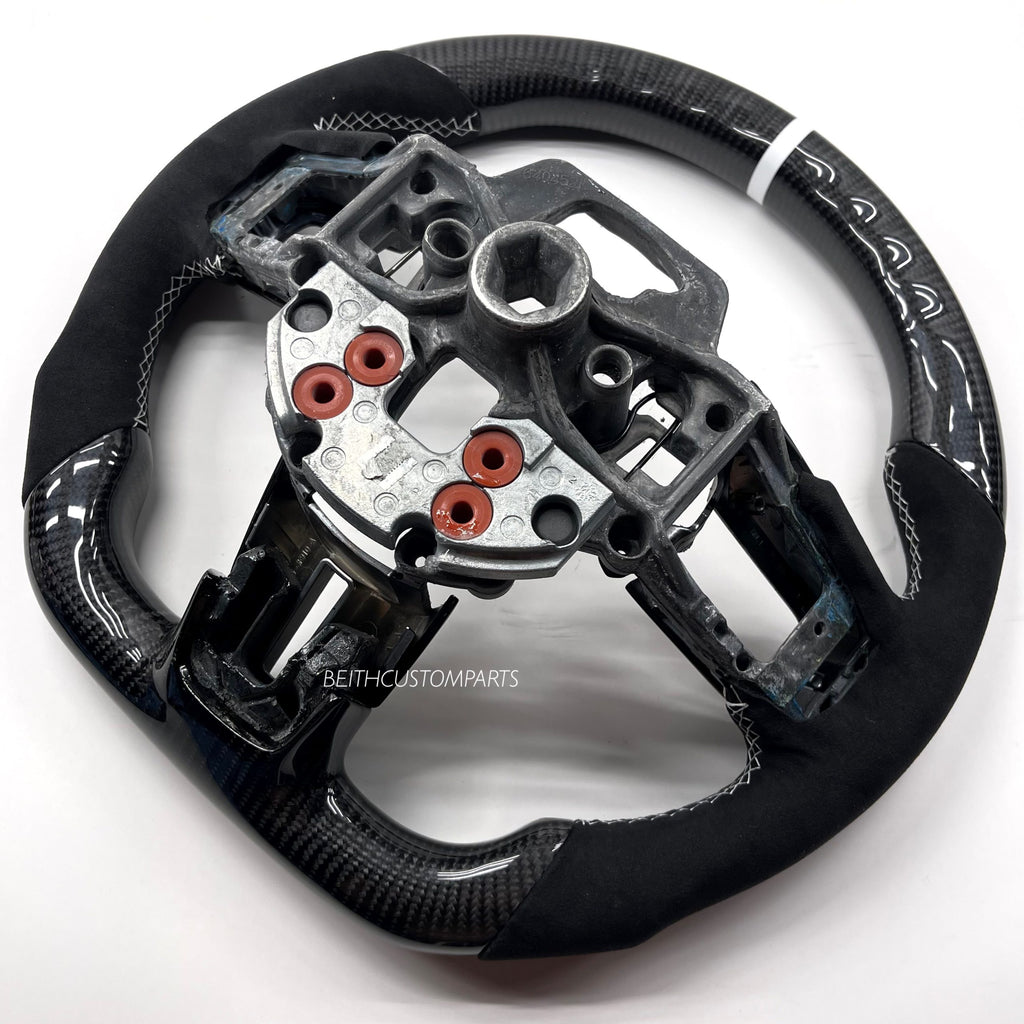 2020+ Mustang GT500 – Carbon – White Stitching