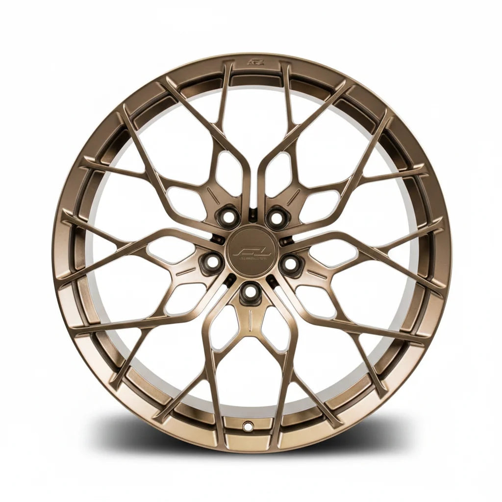Forgedlite MC21 Satin Bronze Forged Wheels (20x10 Front / 21x13 Rear)