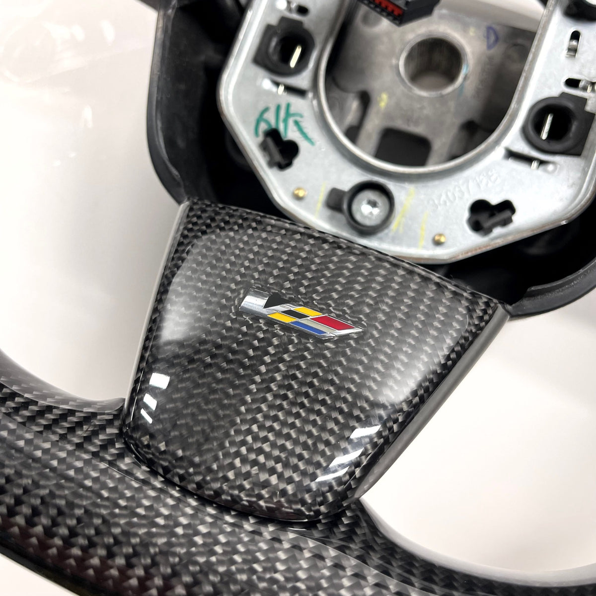 2009-2015 Cadillac CTS-V – Carbon – Black Stitching, Red Stripe