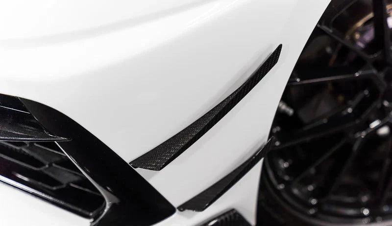 C8 Corvette Carbon Fiber Front Canards – 4PC