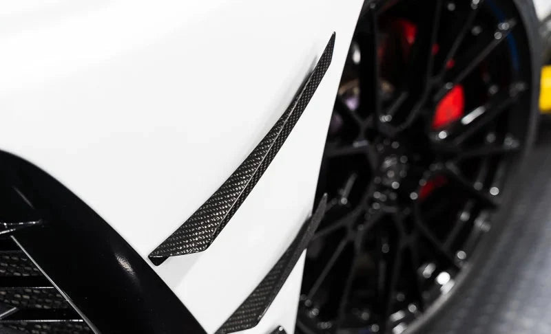 C8 Corvette Carbon Fiber Front Canards – 4PC