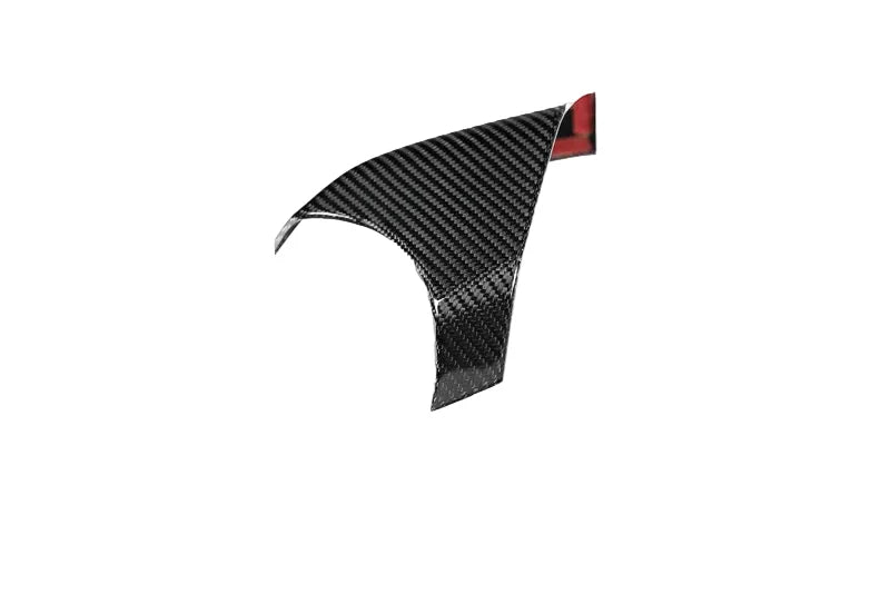 C8 Corvette Carbon Fiber Mirror Bottom Overlays (2020+)
