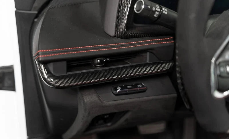 2020-2025 C8 Corvette Carbon Fiber Dash Interior Trim - 3 Piece Kit