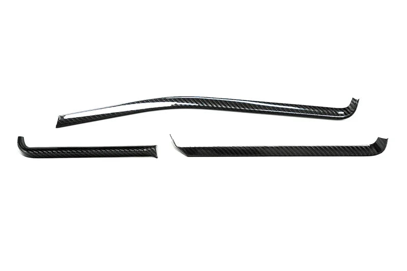 2020-2025 C8 Corvette Carbon Fiber Dash Interior Trim - 3 Piece Kit