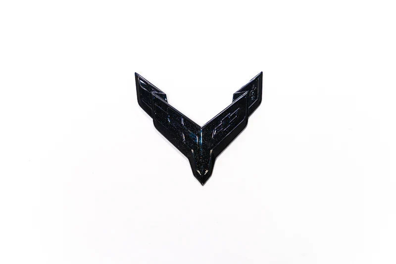 Corvette C8 Stealth Hood Emblem – Carbon Flash | OEM GM