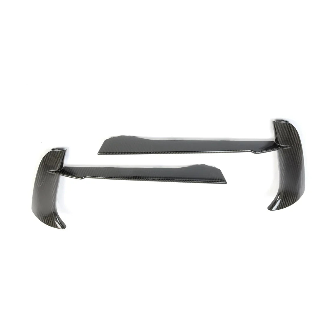 Carbon Fiber Front Bumper Side Bezels for C8 Corvette