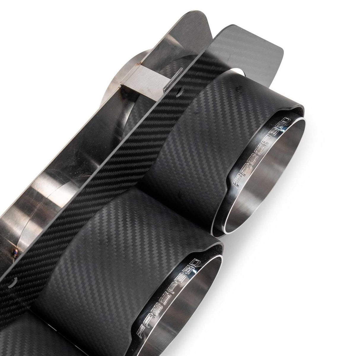 Fabspeed Chevrolet Corvette C8 Z06 Carbon Fiber Quad Exhaust Tips (2023+)
