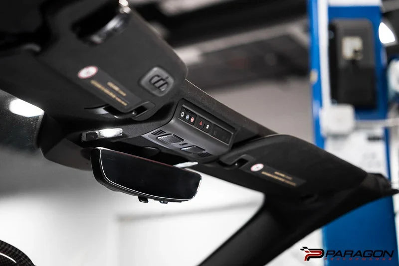 C8 Corvette Carbon Fiber Reading Lamp Overlay