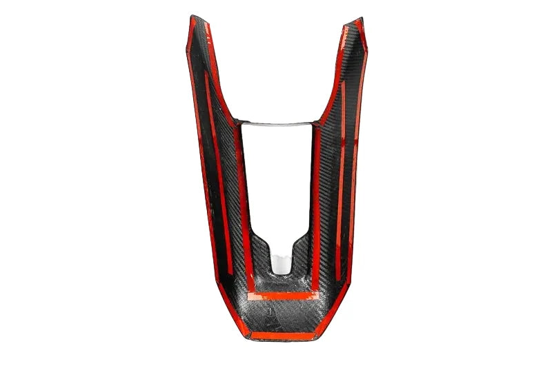 C8 Corvette Carbon Fiber Rear Waterfall Overlay - Red