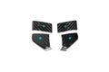 2020–2023 C8 Corvette Stingray Carbon Fiber Steering Wheel Button Covers – 4PC