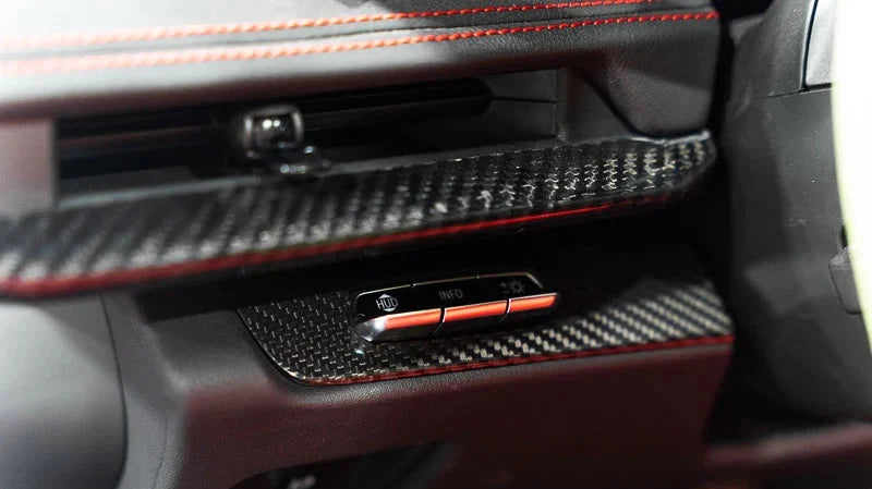 2020+ Corvette C8 Carbon Fiber HUD Button Cover